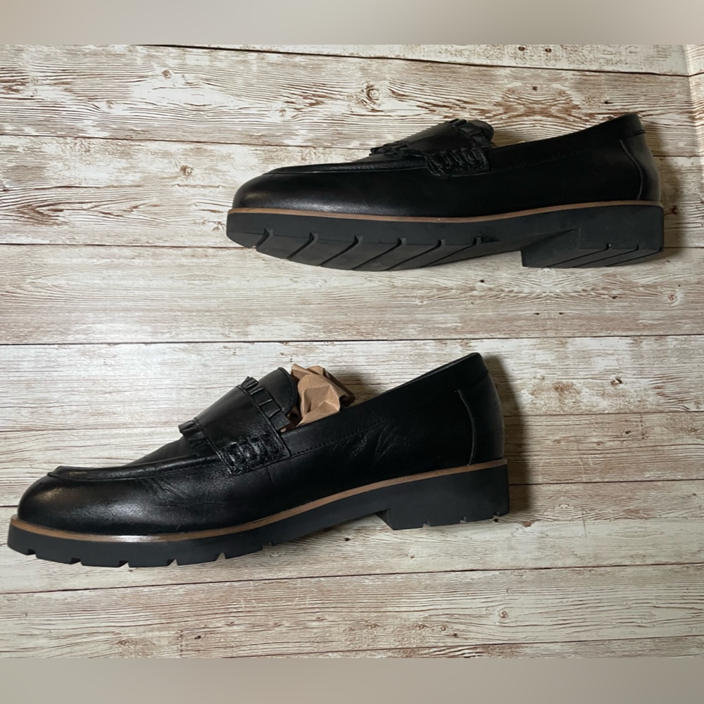 Kate Spade Women's Kady Leather Loafers Shoes Black 8 - Picture 6 of 11